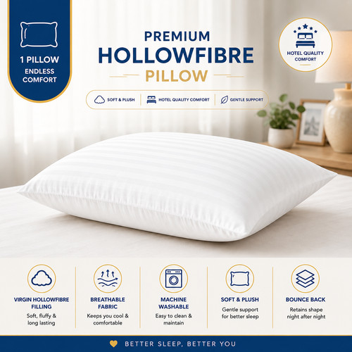 Stripe pillows hotel quality - stripe,