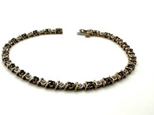 9ct Gold Sapphire Diamond