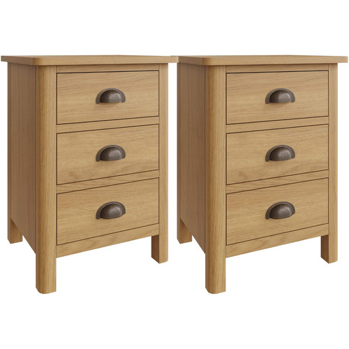 Ravendale oak pair - of, 3