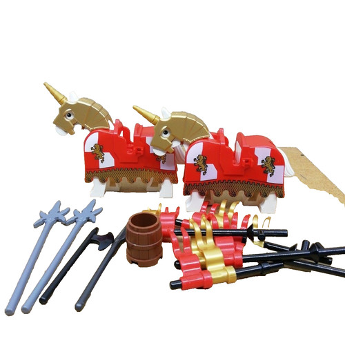 Lego minifigure castle horse - minifigure,