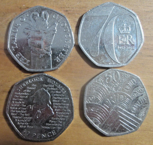 50p coins tailor - coins,