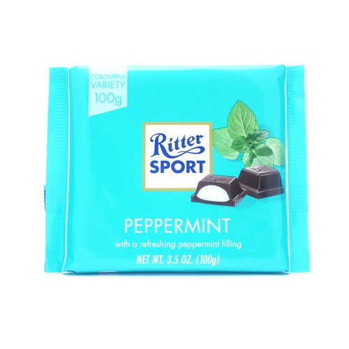 Ritter sport peppermint 100g - ritter,