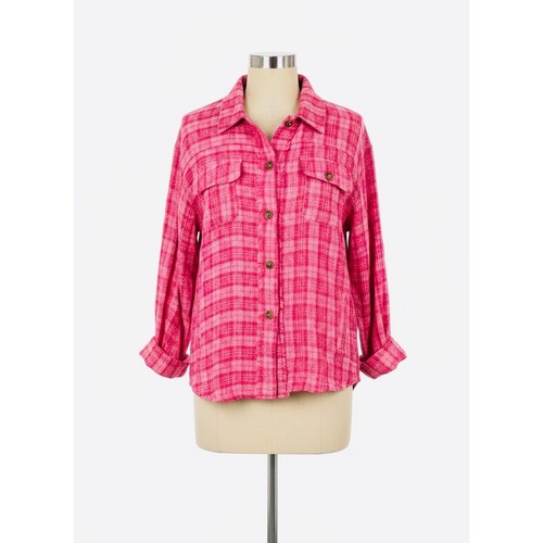 Andthewhy pink plaid tweed - pink,