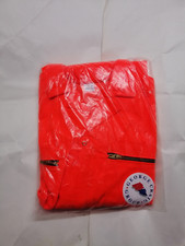 MEN'S BOILER SUITS REGULAR GARAGE SITE OVERALLS MARINE RESCUE TEAM COVERALLS