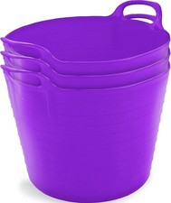3 x 42 Litre Large Flexi Tub