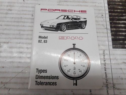 Porsche 944 1982 technical - 1982-83,