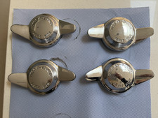 4 x CHROME EARED SPINNERS -