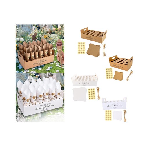 Confetti cone tray display - cone,