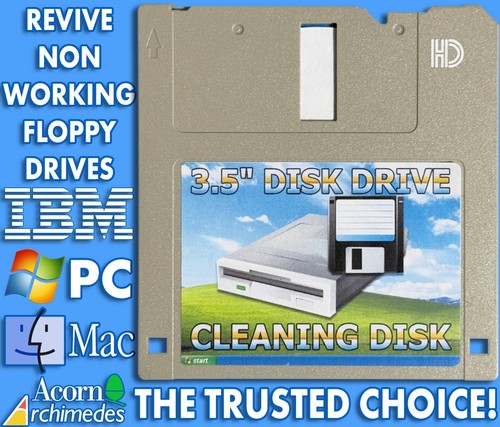 Floppy drive cleaning - 3.5",