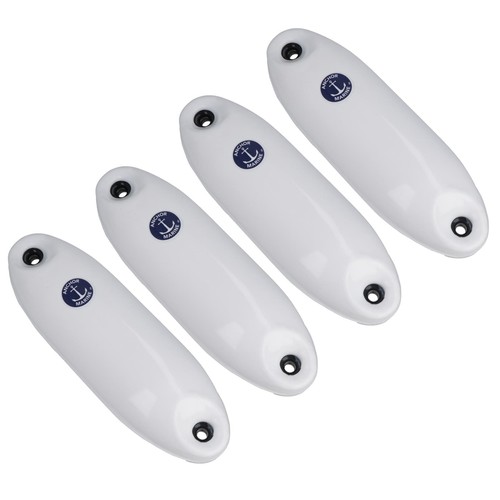 Boat fender white - boat, anchor