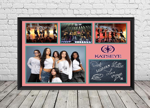 Katseye signed photo print - signed,