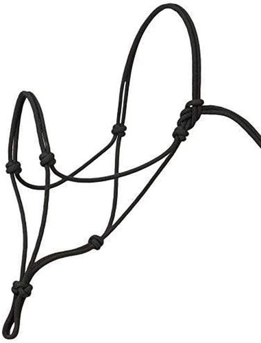 Rope halter headcollar natural - rope, halter/headcollar