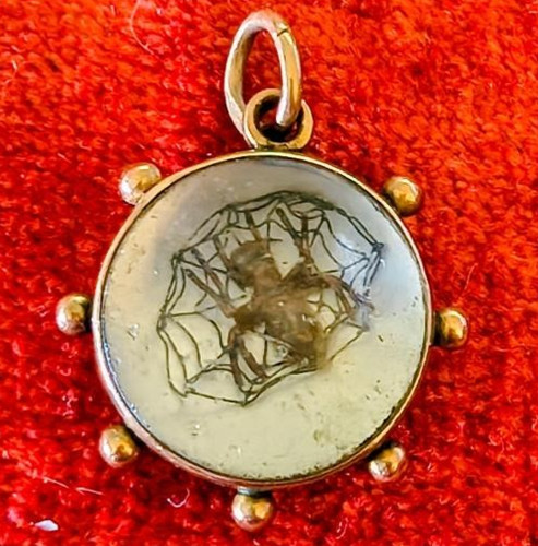 Victorian bubble glass gold - victorian,