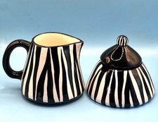 Lided Sugar  Bowl And Milk Jug