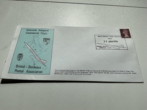 Concorde cover inaugural - concorde,