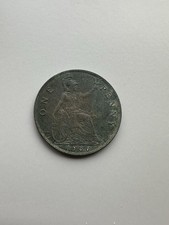 1936 King George V - Britannia Rare One Penny Coin