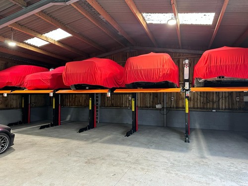 Two post parking lift car - post,