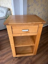 Butchers Block Trolley Solid Beech 