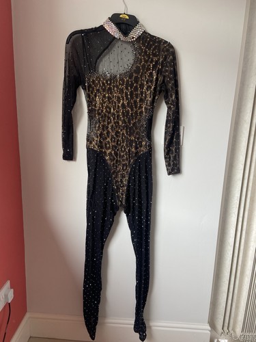 Black leopard one piece - one,