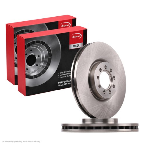 Apec front brake discs - 2x,