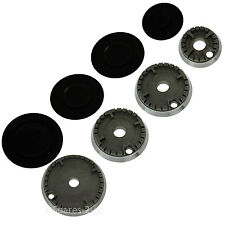 Gas Hob Burner & Flame Cap Fits KENWOOD Oven Cooker Large Medium Small Crown