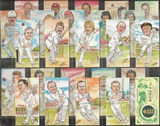 RITCHIE (SOUTH WALES CONSTABULARY)-FULL SET- MARVELS OF MIDDLE CRICKET 1992