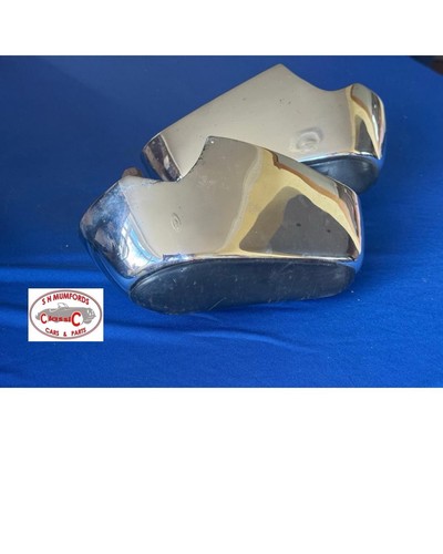 Mgb chrome overriders front - chrome,