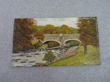 Artist Signed Original Oil on Board River Scene -  Thames Hospice
