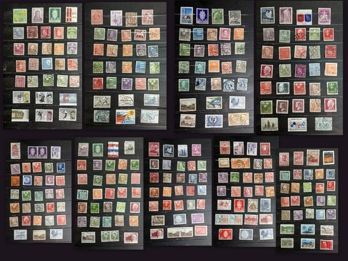 Large stamp collection from - stamp,