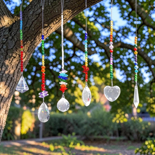 Crystal hanging natural - crystal,