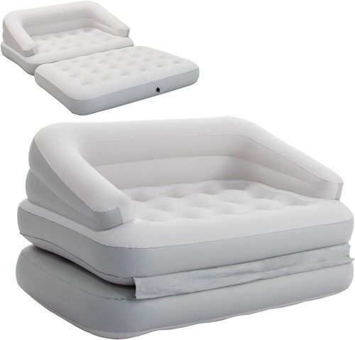 Inflatable couch flocked - couch, air