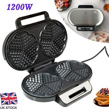 1200W Double Waffle Maker