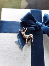 SILVER CHARM STAG DEER VINTAGE