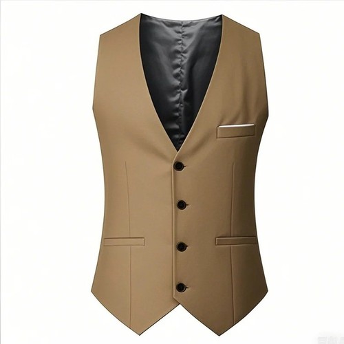 Men suit vest - suit, sleeveless