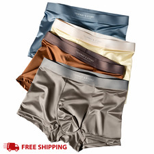 4PCS Men's Ice Silk Underwear