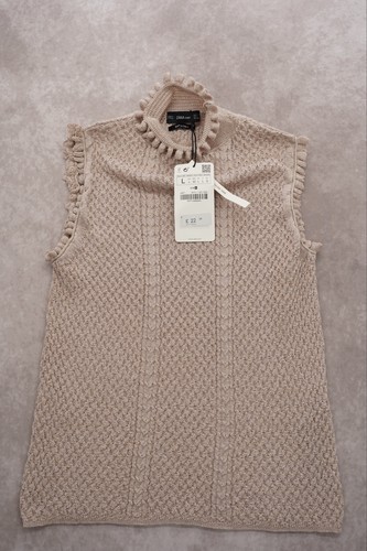 Zara knit sleeveless - zara,