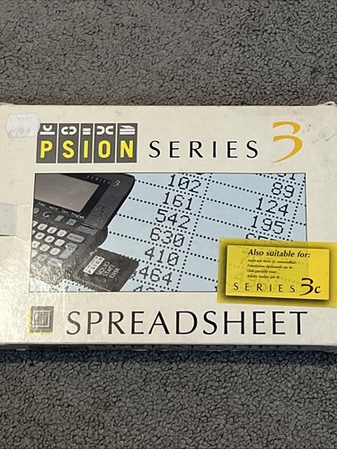 Series spreadsheet software - series, 3