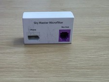 Sky Genuine Master Microfilter NEW Sky Hub RJ11 Phone Broadband ADSL Locking