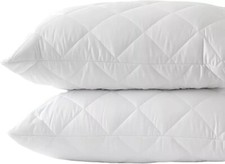Luxury Quilted Pillows 2 & 4 Pack Hotel Quality Bounce Back Deep Filled 29x19"