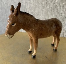 BESWICK DONKEY  MODEL No. 2267A NATURAL BROWN GREY GLOSS PERFECT