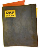 daf 66 service bulletins workshop manual printed in netherlands 1972 ring binder