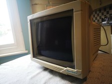 Vintage genuine OCLI Monitor Glare Guard for 1990 14" Crt monitor (Packard Bell)