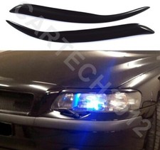 Fits Volvo S60, V70 Headlight Eyebrows ABS Plastic, tuning