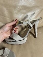 Ladies vero cuoio black sand Platform Heels Size 39 Uk 6