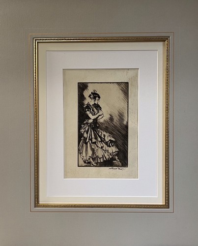 Original dry point etching - original,