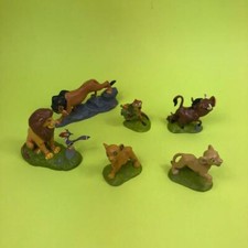 Disney Store Lion King Simba Nala Scar Deluxe Figures Cake Toppers Toy Set