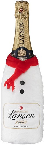 Lanson snowman bottle - lanson,