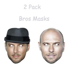 2 Pack Bros Masks Luke & Matt