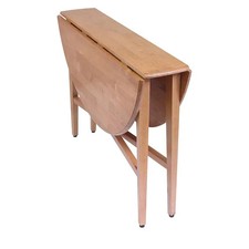 Round Drop Leaf Table Dining