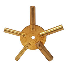 Clock Winding Key Brass Odd 5